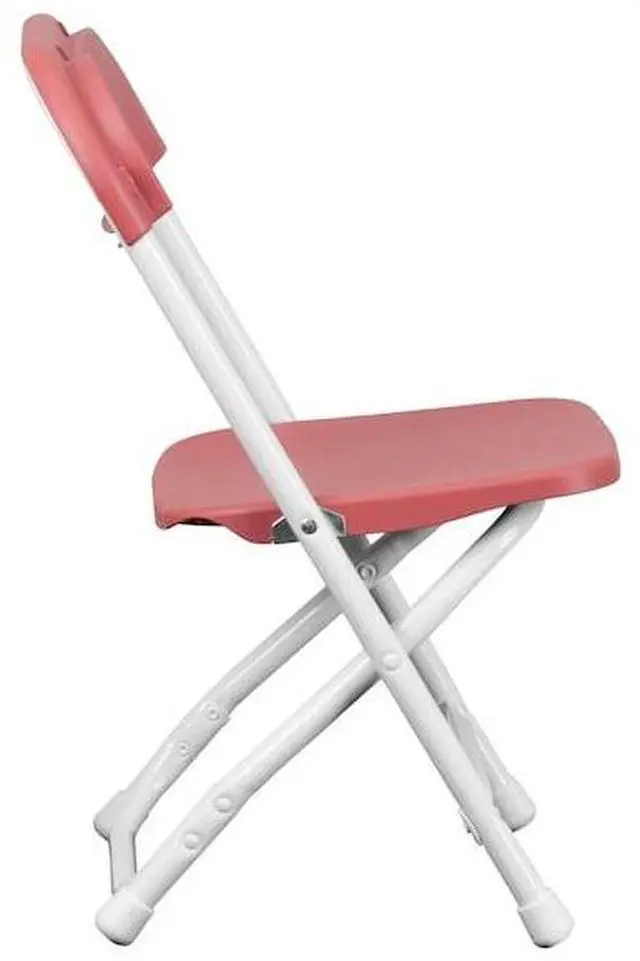 Alt view image 16 of 20 - Flash Furniture Plastic Kids Folding Chair Burgundy 2 Pieces (2YKIDBY)
