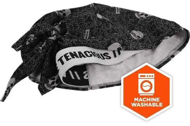 Alt view image 5 of 6 - Chill-Its 6615 High-Performance Bandana Doo Rag with Terry Cloth Sweatband One Size Fits Most Skulls 12519
