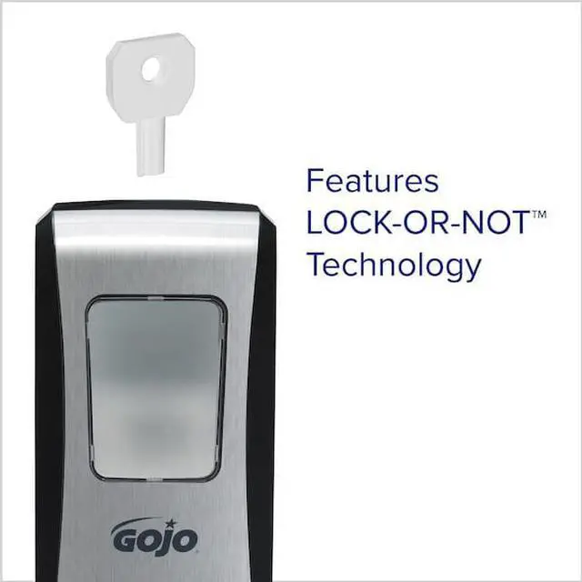 Alt view image 6 of 10 - GOJO 5271-06 FMX-20 2000mL Foam Soap Dispenser, Push-Style, Chrome/Black