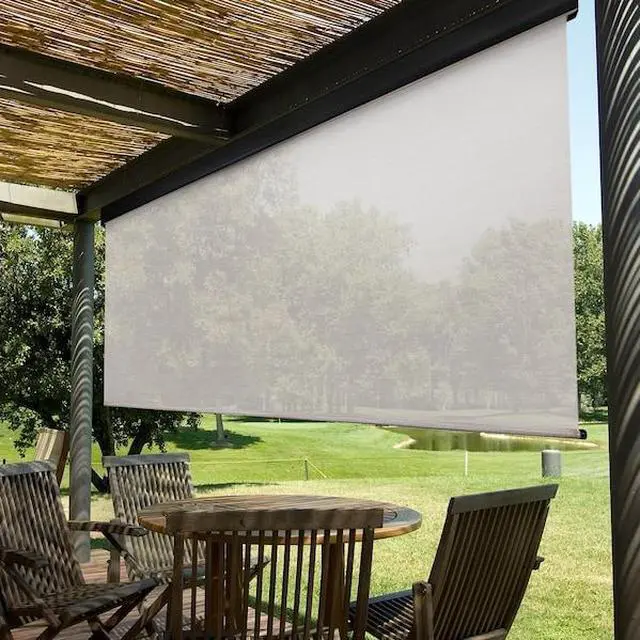 Alt view image 2 of 6 - KEYSTONE FABRICS E80.88.30 Exterior Sun Shade,Maui,96 in. W,Motor