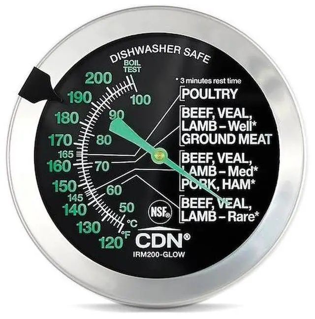 Alt view image 7 of 9 - CDN IRM200-GLOW ProAccurate Meat & Poultry Ovenproof Thermometer