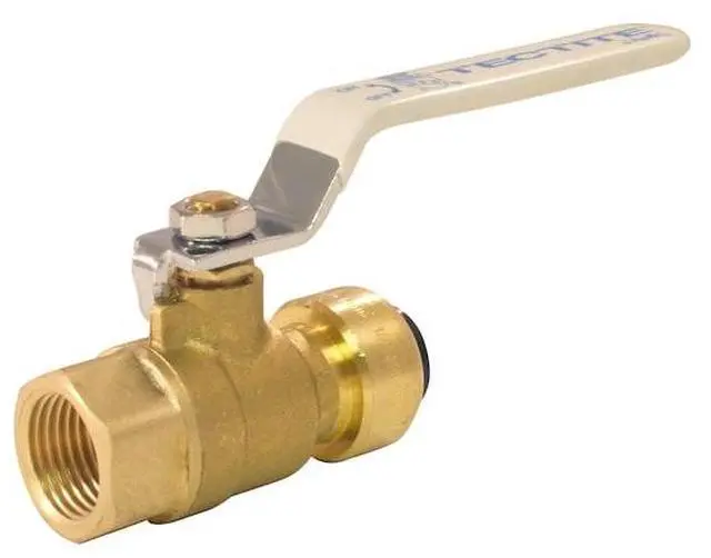 Alt view image 2 of 6 - APOLLO FSBBV12F 1/2 in. Brass Push-to-Connect x Female Pipe Thread Ball Valve