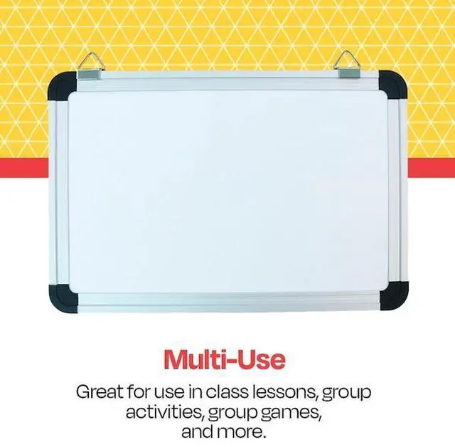 Alt view image 5 of 6 - SCHOOL SMART 1714ALUWBDOLD Magnetic Whiteboard, Small, 17-1/4 x 14-1/2 Inches,