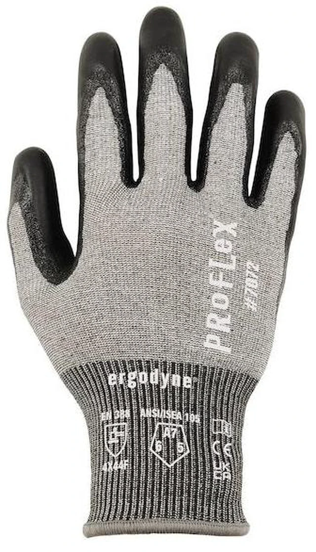 Alt view image 5 of 5 - ERGODYNE 7072 Glove,A7,Tungsten Knit,XL,PR
