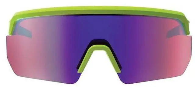 Alt view image 2 of 6 - ERGODYNE AEGIR-MI AEGIR-MI, Safety Glasses, Purple Mirror Lens, Lime Frame,