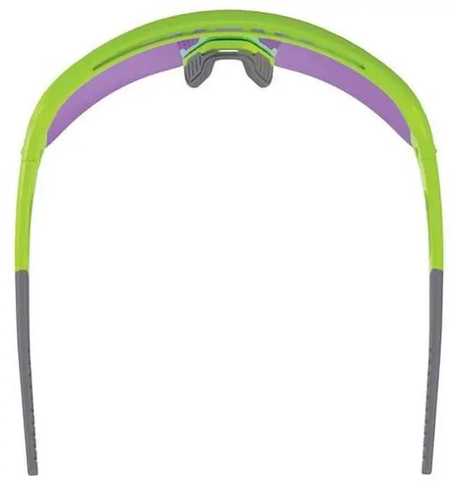 Alt view image 3 of 6 - ERGODYNE AEGIR-MI AEGIR-MI, Safety Glasses, Purple Mirror Lens, Lime Frame,