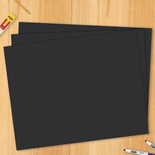 Alt view image 3 of 7 - SCHOOL SMART PRR62525-5987 BOARD RAILROAD 22X28 BLACK  6PLY PACK OF 25 PK