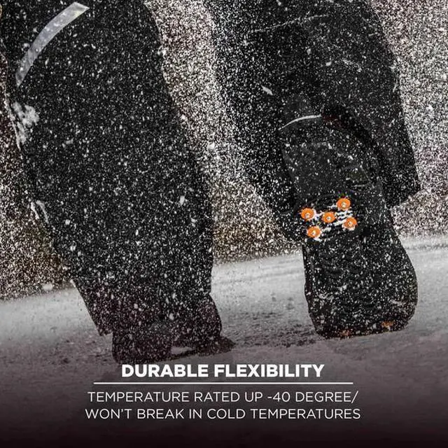 Alt view image 5 of 5 - ERGODYNE 6310 Traction Device, Ball, Heel Coverage, Pull-On, Steel, Stud, Fits