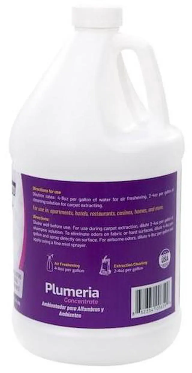 Alt view image 2 of 3 - NAMCO MANUFACTURING 5100 Carpet Deodorizer and Freshener, Plumeria Scent, 1 gal.