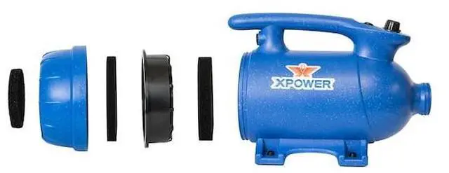 Alt view image 15 of 15 - XPOWER B-24 Thermal Ace 3 HP Dog Grooming Force Pet Dryer with 2 Heat Settings