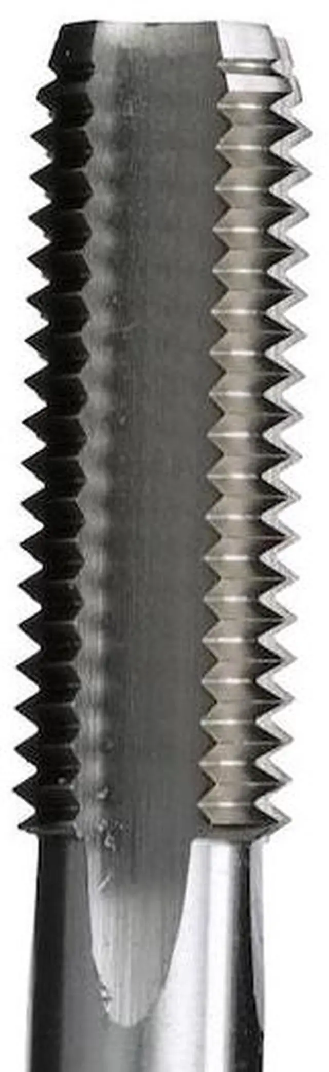 Alt view image 6 of 8 - Drill America DWT Series Qualtech Carbon Steel Hand Threading Tap, Uncoated (Bright) Finish, Round with Square End Shank, Bottoming Chamfer, 1"-14 UNC (Pack of 1)