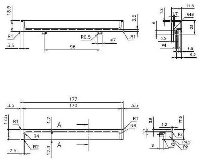 Alt view image 4 of 4 - RICHELIEU 210196184 3 3/4 in (96 mm) Center-to-Center Matte Nickel Contemporary