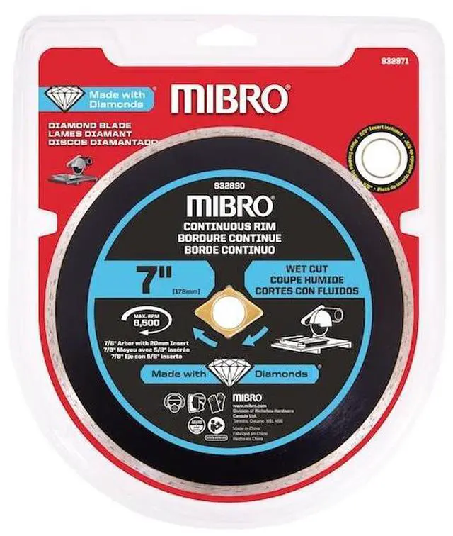 Alt view image 3 of 3 - RICHELIEU 932971 7-inch (178 mm) Continuous Rim Diamond Blade for Metal