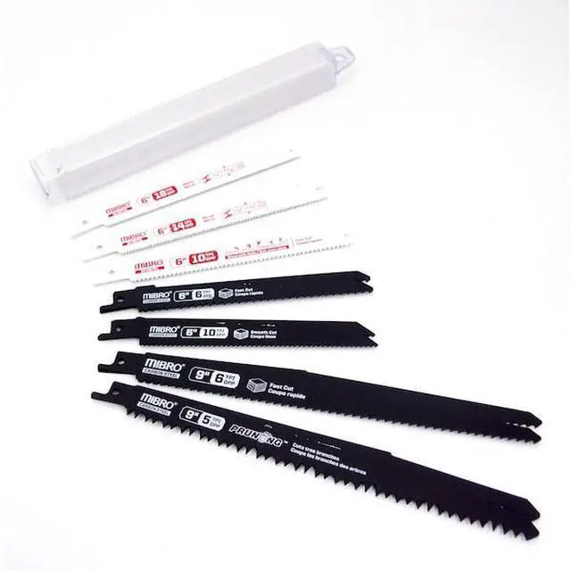 Alt view image 5 of 5 - RICHELIEU 813091 (14-Piece) 6 in to 9-inch (152 mm to 229 mm) Reciprocating Saw