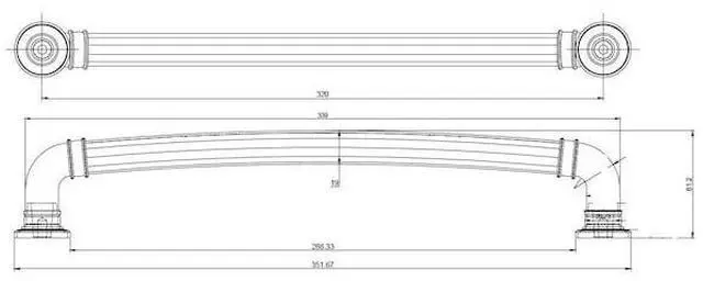 Alt view image 3 of 5 - RICHELIEU BP8818320195 12 5/8 in (320 mm) Center-to-Center Brushed Nickel
