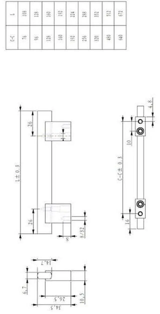 Alt view image 6 of 6 - RICHELIEU BP905320140900 12-5/8 in. (320 mm) Center-to-Center Matte Black,
