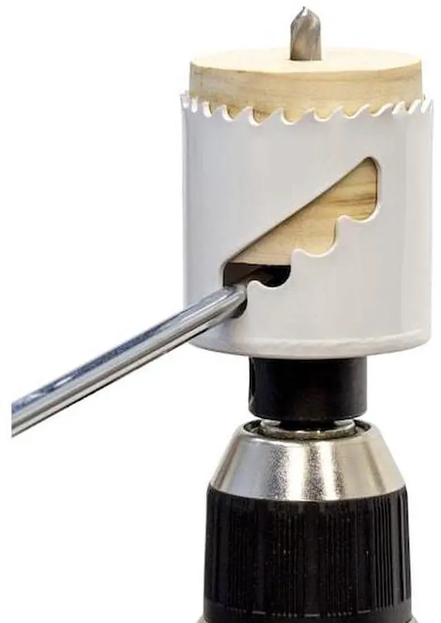 Alt view image 3 of 4 - RICHELIEU 962531 3-inch (76 mm) Bi-Metal Hole Saw with Mandrel and Pilot Drill