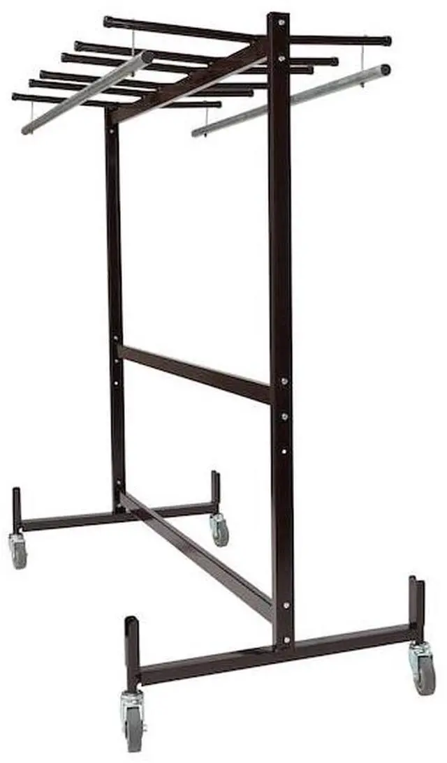 Main image of NATIONAL PUBLIC SEATING 42-8-60 Table/Chair Storage Truck With Checkerette Bars