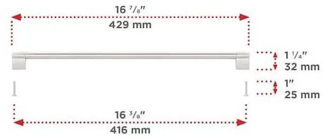 Main image of RICHELIEU BP527416195 Avellino Collection 16 3/8 in (416 mm) Center-to-Center