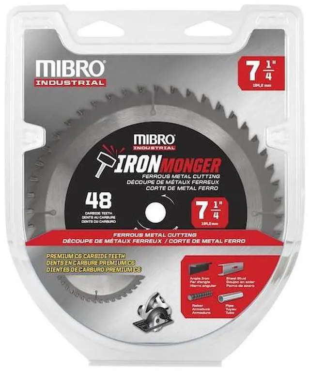 Alt view image 2 of 2 - RICHELIEU 416461 7 1/4-inch (184 mm) Carbide and Titanium Circular Saw Blade