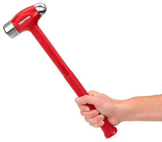 Alt view image 5 of 7 - TEKTON HDB50050 50 oz. Long Handle Ball Peen Dead Blow Hammer