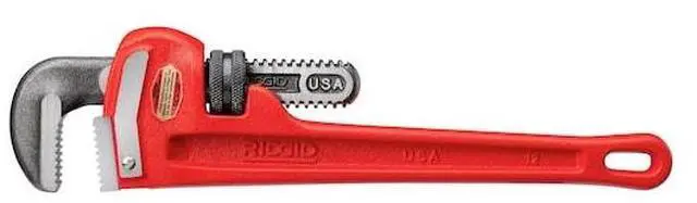 Alt view image 7 of 9 - RIDGID 31015 12 in L 2 in Cap. Cast Iron Straight Pipe Wrench