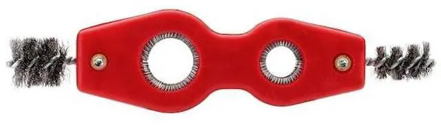 Alt view image 7 of 7 - RIDGID 34142 Fitting Brush, 7 1/2 in L Handle, 1-1/4 in L Brush, Silver,