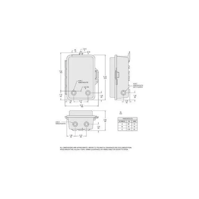 Alt view image 2 of 2 - SQUARE D QO24L60NRNM Load Center, QO, 2 Spaces, 60A, 120/240V AC, Main Lug, 1