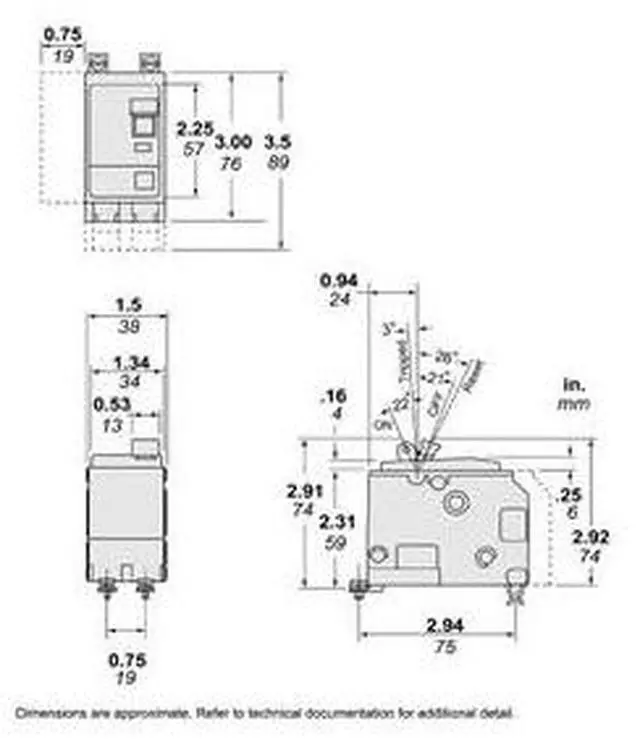 Alt view image 10 of 10 - SQUARE D QOB220 Miniature Circuit Breaker, QO Series, 20A, 2 Pole, 120/240V AC,