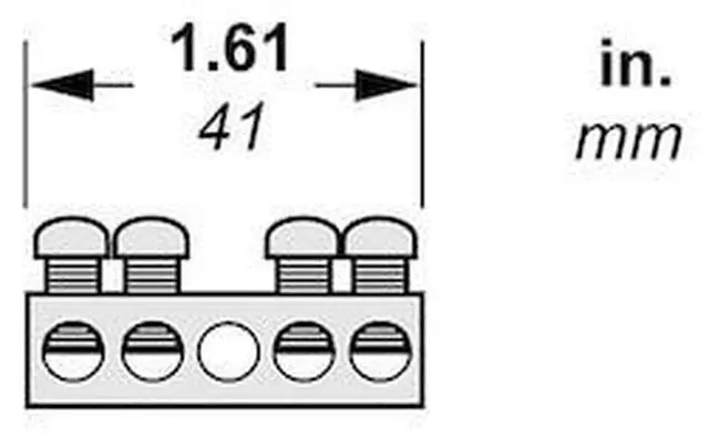 Alt view image 2 of 2 - SQUARE D PK4GTA Ground Bar Kit, Square D QO Load Centers, 70A