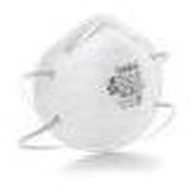Alt view image 2 of 7 - 3M 8200 N95 Disposable Respirator, 8200, Dual Headstrap, Polyisoprene Strap,