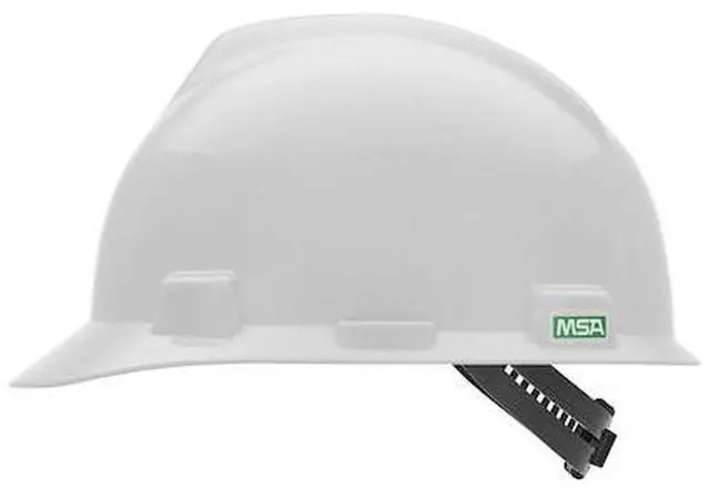Alt view image 6 of 8 - Hard Hat, Front Brim, Slotted, Pinlock, White