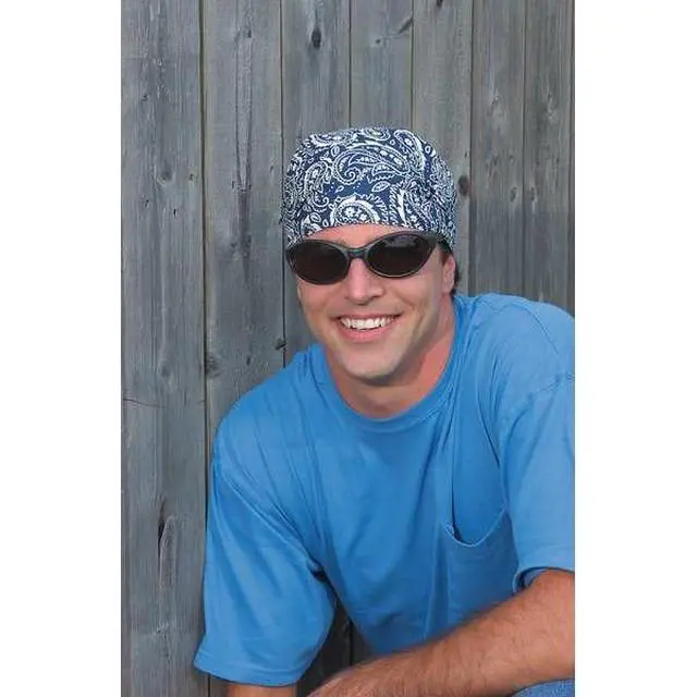 Alt view image 6 of 6 - ERGODYNE 6710 Cooling Hat,Navy,Universal