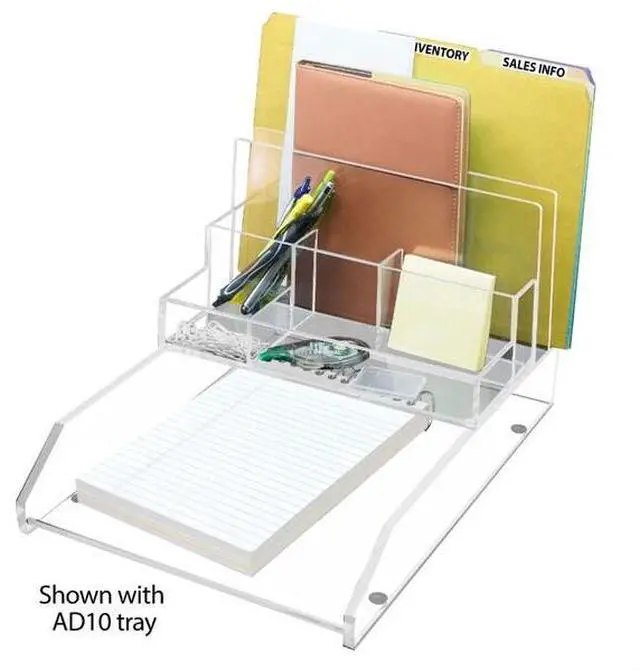 Alt view image 4 of 5 - KANTEK AD-245 Acrylic File Sorter/ Desk Organizer