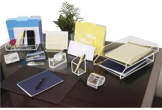 Alt view image 2 of 5 - KANTEK AD-245 Acrylic File Sorter/ Desk Organizer