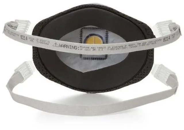 Alt view image 3 of 6 - 3M 8214 Disposable Respirator, N95, Nuisance Organic Vapor, Nuisance Ozone,