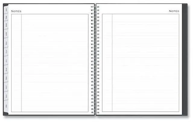 Alt view image 6 of 6 - BLUE SKY 100009 Passages Appointment Planner, 11 x 8.5, Charcoal Cover,