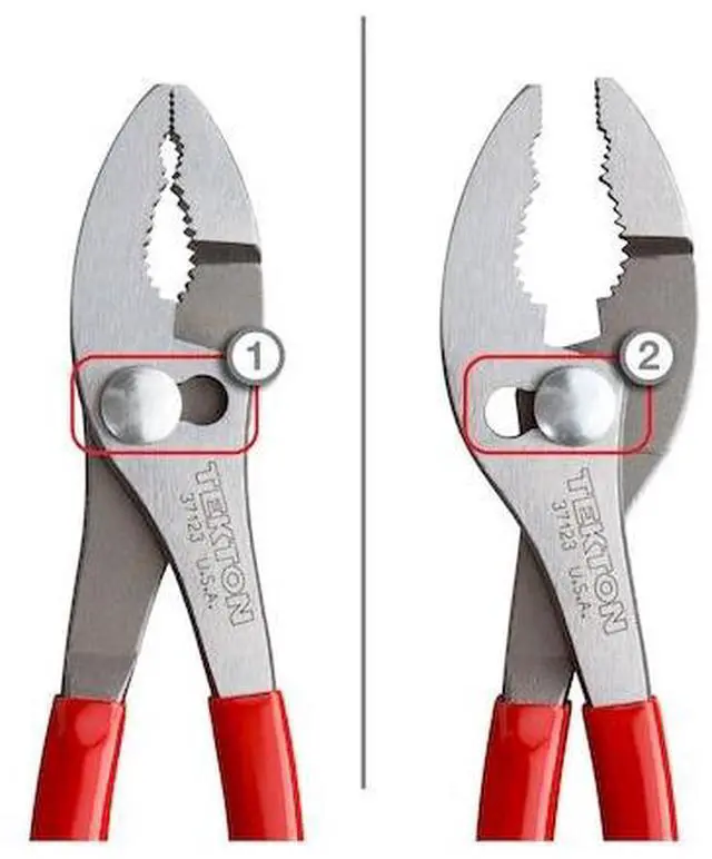 Alt view image 4 of 6 - TEKTON 37123 8 Inch Slip Joint Pliers