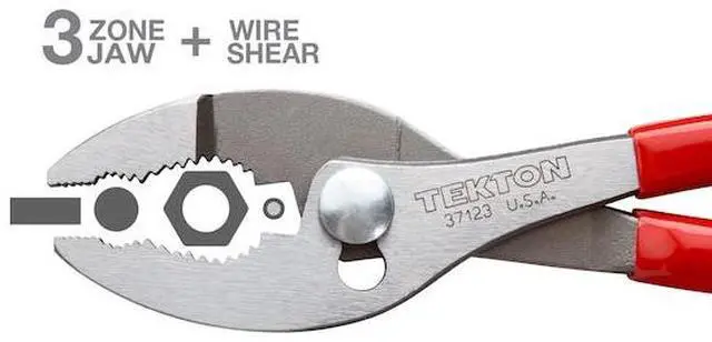 Alt view image 3 of 6 - TEKTON 37123 8 Inch Slip Joint Pliers