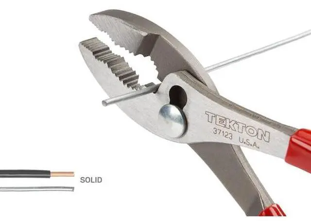 Alt view image 5 of 6 - TEKTON 37123 8 Inch Slip Joint Pliers