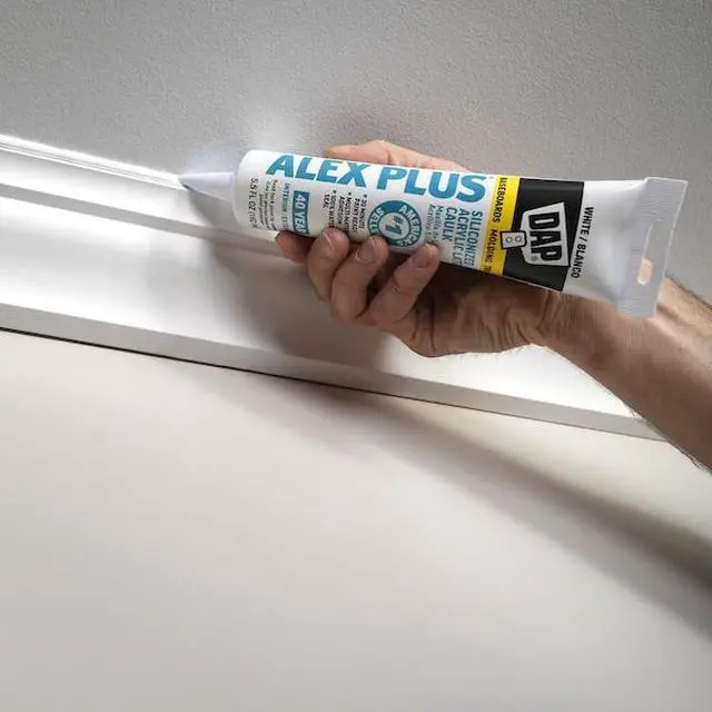 Alt view image 9 of 11 - Dap 18128 Alex Plus Acrylic Latex Caulk Plus Silicone 5.5-Ounce