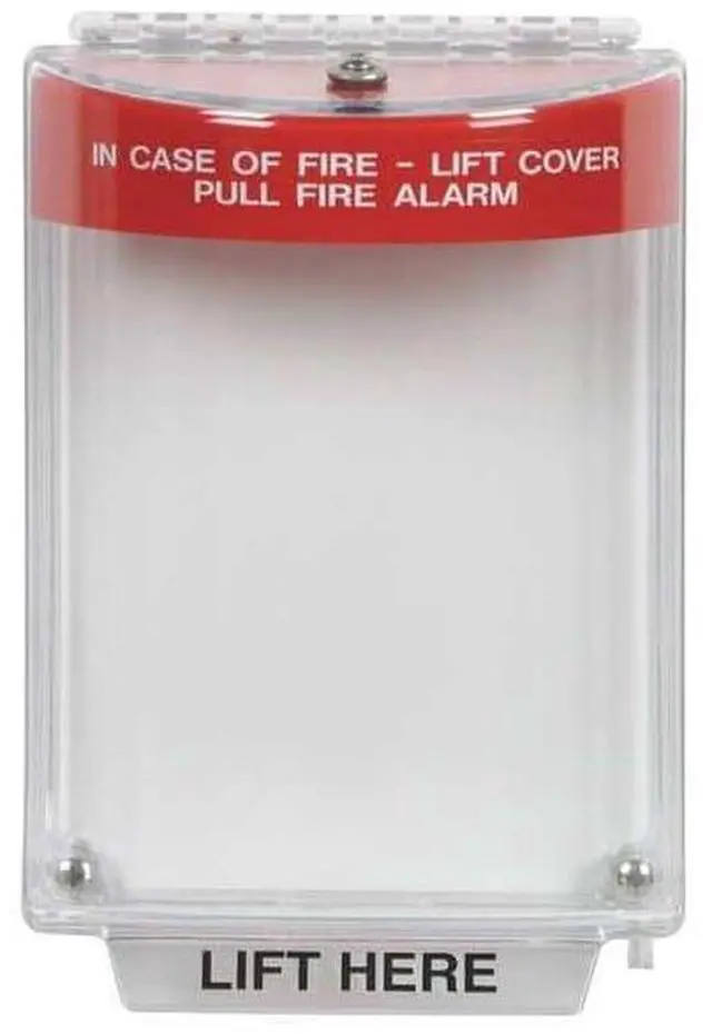 Alt view image 7 of 7 - SAFETY TECHNOLOGY INTERNATIONAL STI-13010FR Pull Station Guard, Polycarbonate,