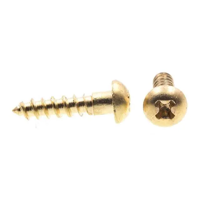 Alt view image 3 of 3 - PRIME-LINE 9207119 Wood Screw, Round Head, Phillips Drive No. 4 X 1/2in Solid