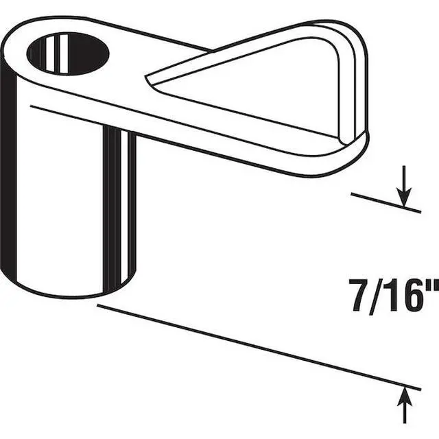 Alt view image 3 of 3 - PRIME-LINE PL 14593 Plastic Screen Clip, 7/16 in., Black (100 Pack)