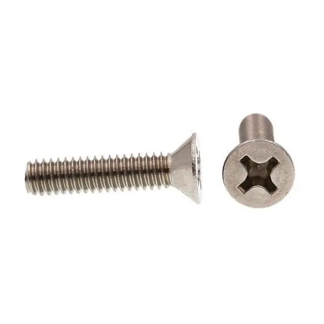 Alt view image 3 of 3 - PRIME-LINE 9001631 Machine Screw, Flat Head, Phillip Drive No. 12-24 X 1in