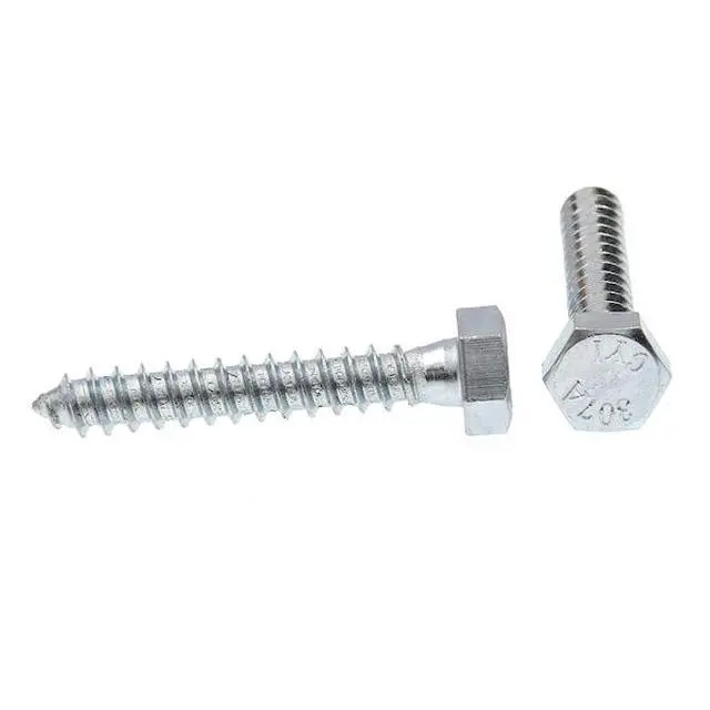 Alt view image 2 of 3 - PRIME-LINE 9055591 Hex Lag Screw 5/16in X 2in A307 Grade A Zinc Plated Steel