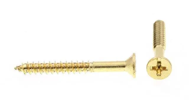 Main image of PRIME-LINE 9035244 Wood Screw, Flat Head, Phillips Drive No. 8 X 1-1/2in Solid