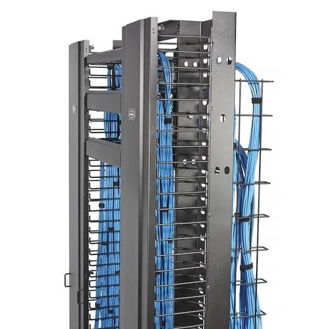 Alt view image 4 of 6 - HUBBELL PREMISE WIRING HM24C Horizontal Ring Manager,4.39 in. D