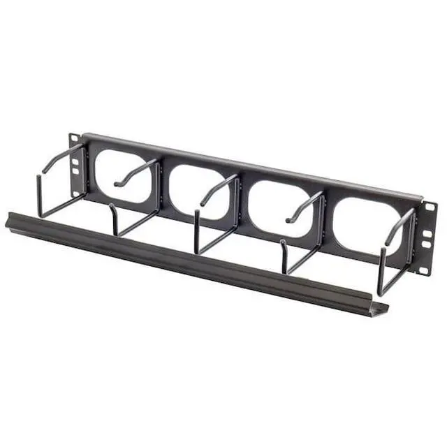 Alt view image 5 of 6 - HUBBELL PREMISE WIRING HM24C Horizontal Ring Manager,4.39 in. D