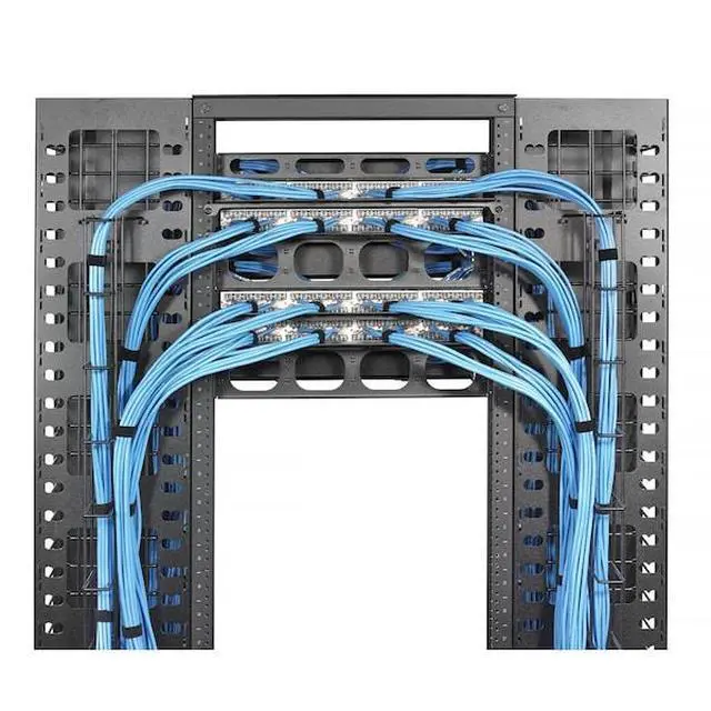 Alt view image 3 of 6 - HUBBELL PREMISE WIRING HM24C Horizontal Ring Manager,4.39 in. D